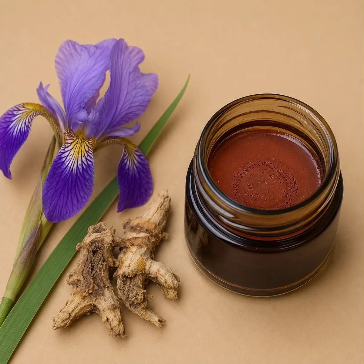 Orris Residue of Resinoid Absolute after Purification, China