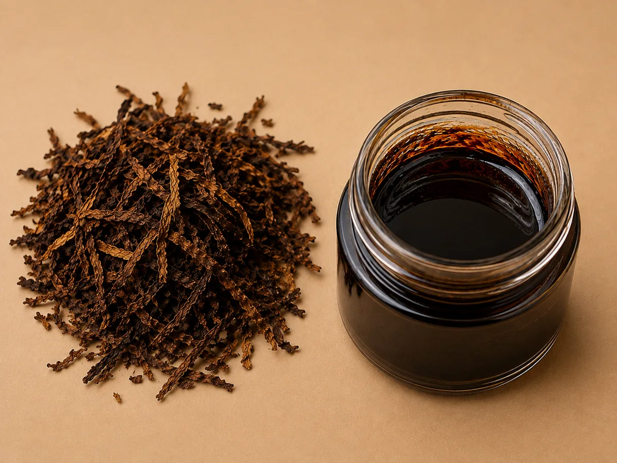 Crude Tobacco Debris Concrete